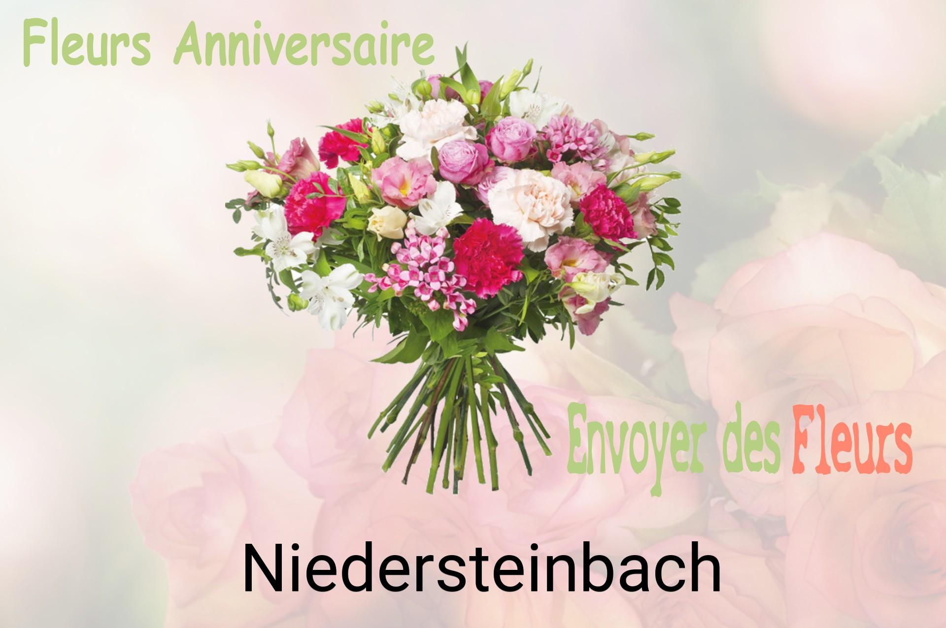 Bouquet de fleurs d’anniversaire livré à Niedersteinbach