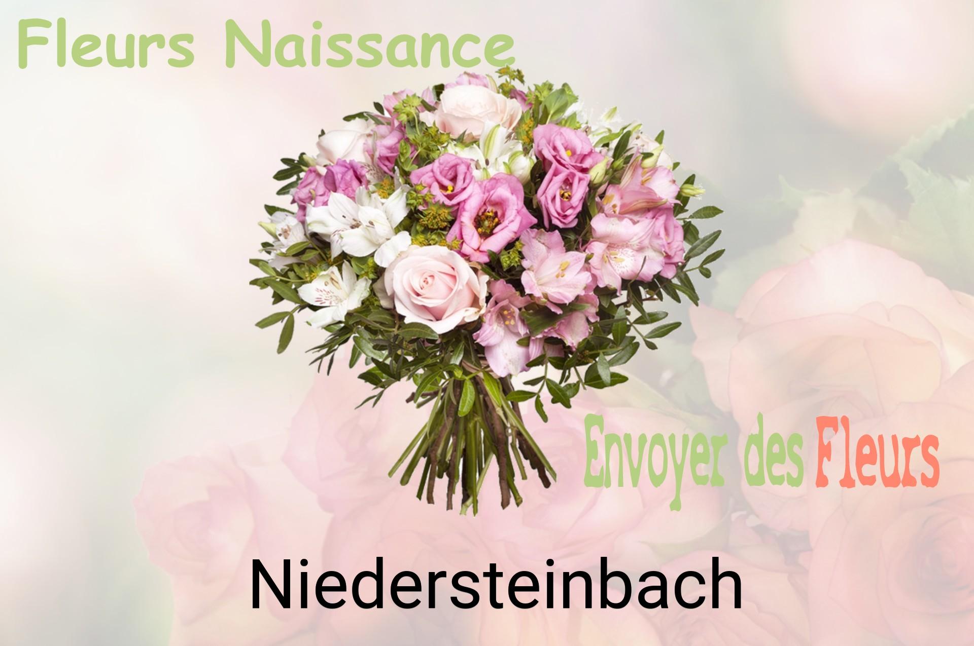 Bouquet de fleurs de naissance livré à Niedersteinbach